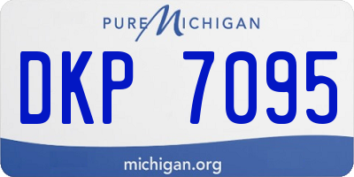 MI license plate DKP7095