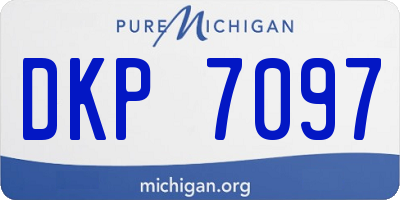 MI license plate DKP7097