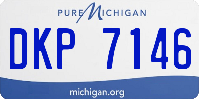 MI license plate DKP7146
