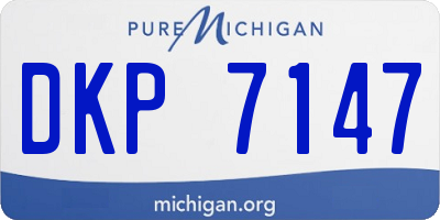 MI license plate DKP7147