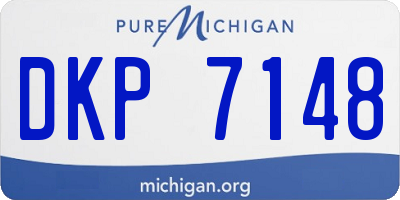 MI license plate DKP7148
