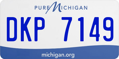 MI license plate DKP7149