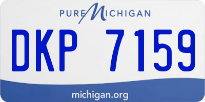 MI license plate DKP7159