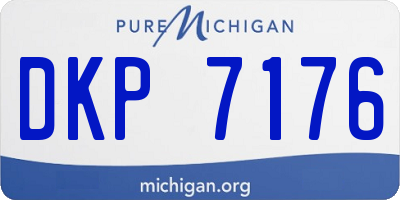 MI license plate DKP7176