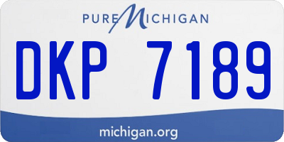 MI license plate DKP7189