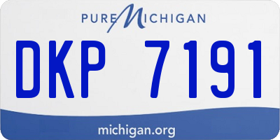 MI license plate DKP7191