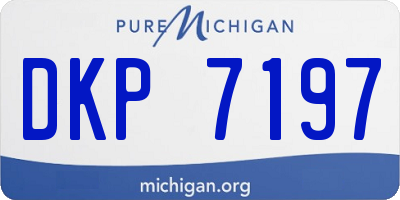 MI license plate DKP7197