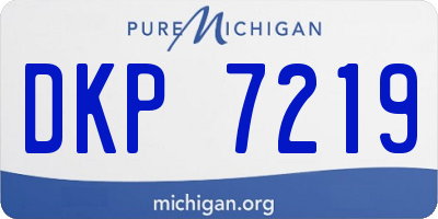 MI license plate DKP7219