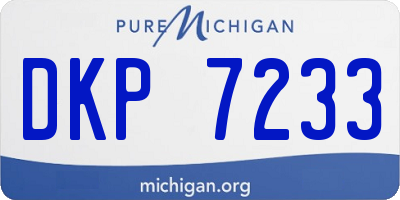 MI license plate DKP7233
