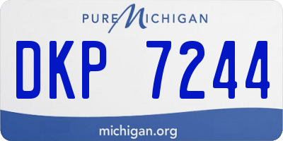 MI license plate DKP7244