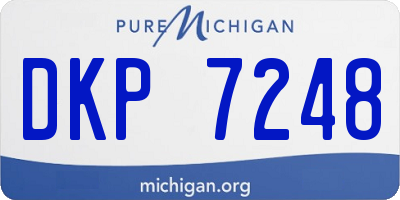 MI license plate DKP7248