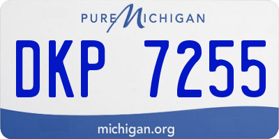 MI license plate DKP7255