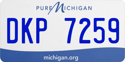 MI license plate DKP7259