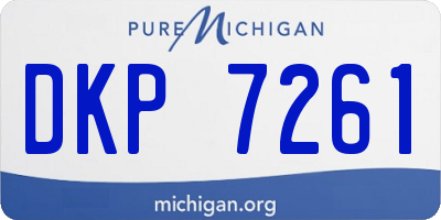 MI license plate DKP7261