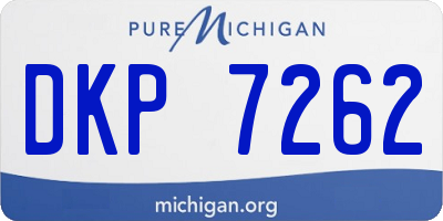 MI license plate DKP7262