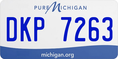 MI license plate DKP7263