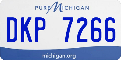 MI license plate DKP7266