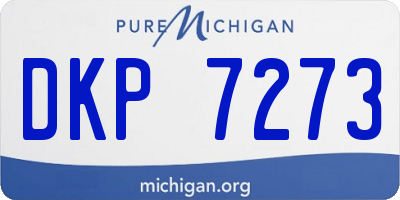 MI license plate DKP7273