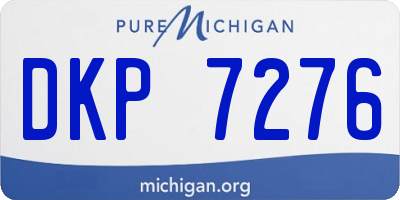 MI license plate DKP7276