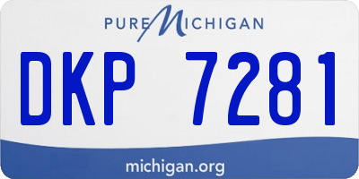 MI license plate DKP7281