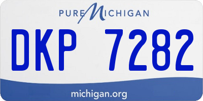 MI license plate DKP7282