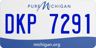 MI license plate DKP7291