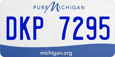 MI license plate DKP7295