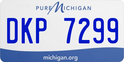 MI license plate DKP7299