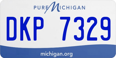 MI license plate DKP7329