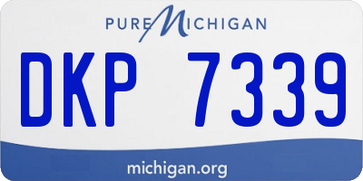 MI license plate DKP7339