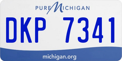 MI license plate DKP7341
