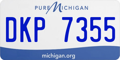 MI license plate DKP7355