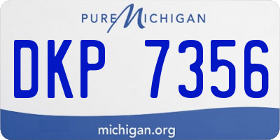 MI license plate DKP7356