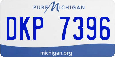 MI license plate DKP7396