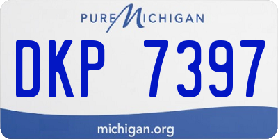 MI license plate DKP7397