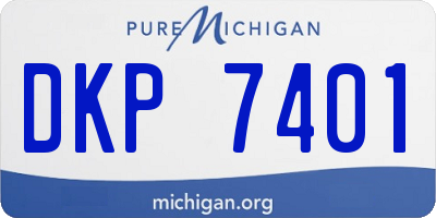 MI license plate DKP7401