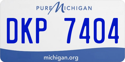 MI license plate DKP7404