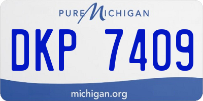 MI license plate DKP7409