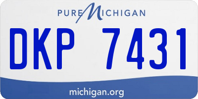MI license plate DKP7431