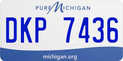 MI license plate DKP7436