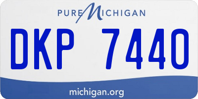 MI license plate DKP7440
