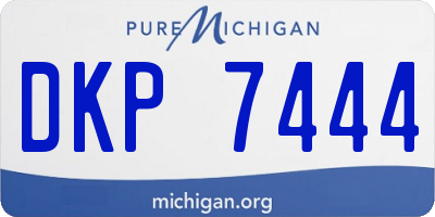 MI license plate DKP7444