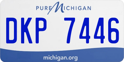 MI license plate DKP7446