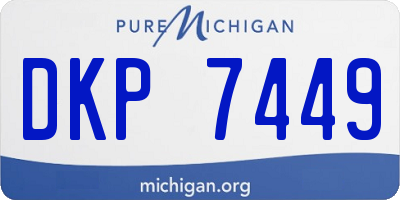 MI license plate DKP7449
