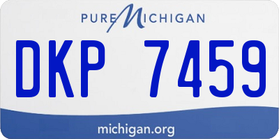 MI license plate DKP7459