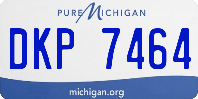MI license plate DKP7464