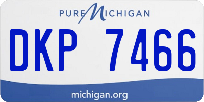 MI license plate DKP7466