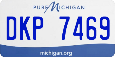 MI license plate DKP7469