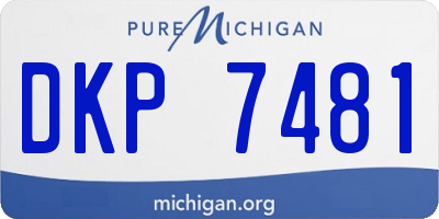 MI license plate DKP7481
