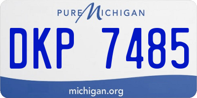 MI license plate DKP7485
